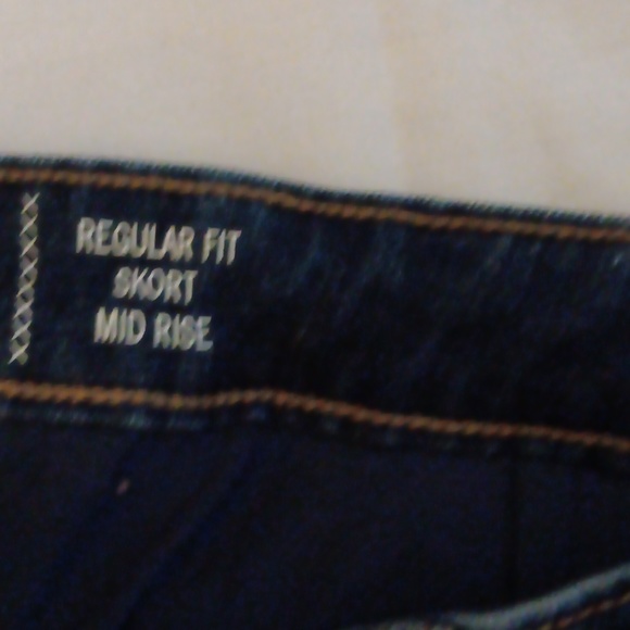 Blue jeans skort - Picture 3 of 6